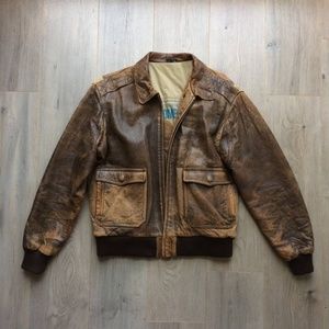 A2 FLYERS LEATHER JACKET